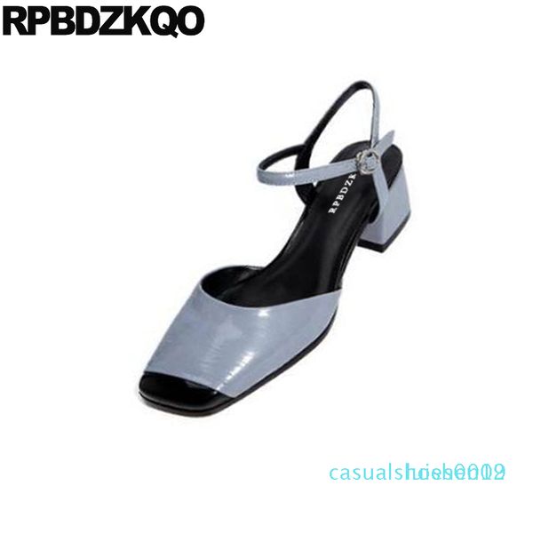 pumps block 2019 sandals ladies luxury shoes women designer chunky low heel casual spring thick patent leather slingback summer l12, Black
pumps block 2019 sandals ladies luxury shoes women designer chunky low heel casual spring thick patent leather slingback summer l12, Black
