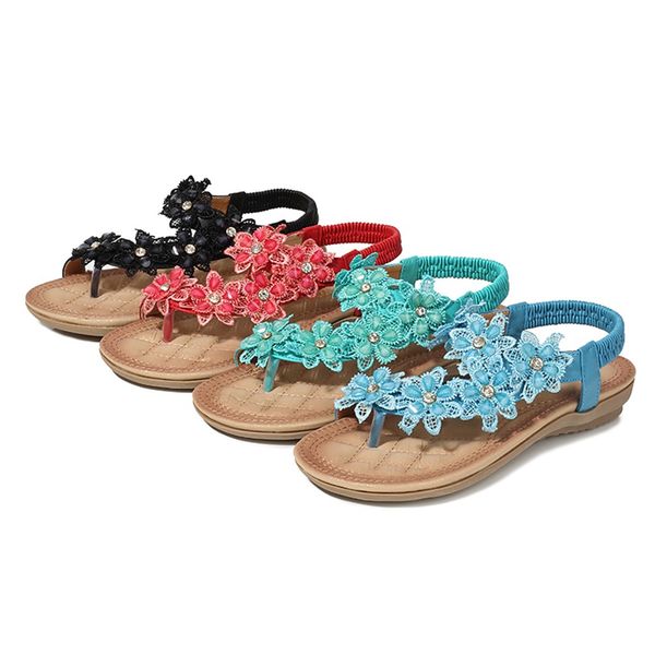 muqgew vintage summer sandals women 2019 ladies bohemia elastic crystal flower flat sandals beach shoes lady plus size footwear, Black
muqgew vintage summer sandals women 2019 ladies bohemia elastic crystal flower flat sandals beach shoes lady plus size footwear, Black