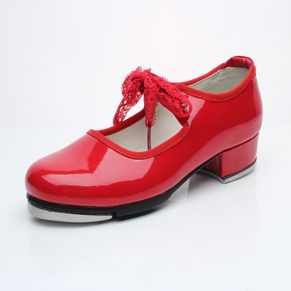 women girls tap dance shoes shiny patent pu leather laced black white red kids tap shoes teacher stage size 26-42 1789
women girls tap dance shoes shiny patent pu leather laced black white red kids tap shoes teacher stage size 26-42 1789