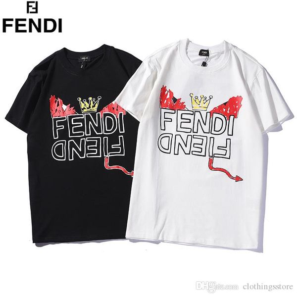 2020ssfends italian brand t-shirt mens designer t-shirt luxury casual short-sleeved cotton sports t-shirt little monster print t shirt, White;black
2020ssfends italian brand t-shirt mens designer t-shirt luxury casual short-sleeved cotton sports t-shirt little monster print t shirt, White;black