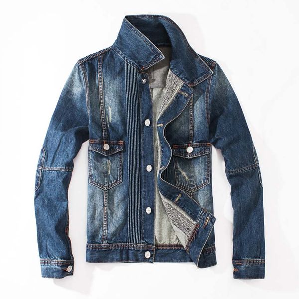 men denim jacket brand clothing 100%cotton casual mens jean jacket dark blue solid coat male autumn spring, Black;brown
men denim jacket brand clothing 100%cotton casual mens jean jacket dark blue solid coat male autumn spring, Black;brown