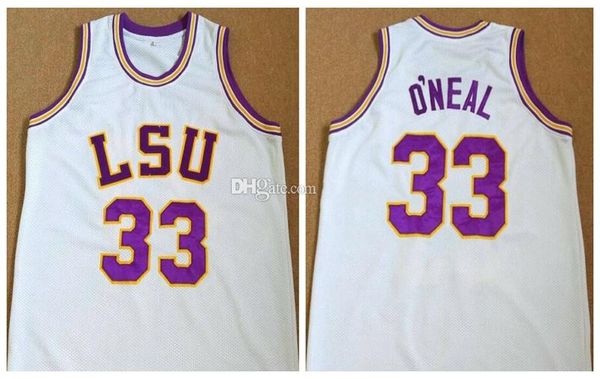 shaq shaquille o'neal #33 lsu tigers college white retro basketball jersey мужские сшитые на заказ трикотажные изделия с любым количеством и, Black;red
shaq shaquille o'neal #33 lsu tigers college white retro basketball jersey мужские сшитые на заказ трикотажные изделия с любым количеством и, Black;red