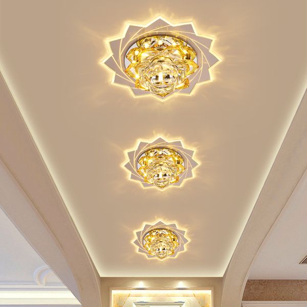 crystal lotus ceiling lights 3w led ceiling light modern led crystal ceiling lamp for aisle corridor led light ac90-260v
crystal lotus ceiling lights 3w led ceiling light modern led crystal ceiling lamp for aisle corridor led light ac90-260v