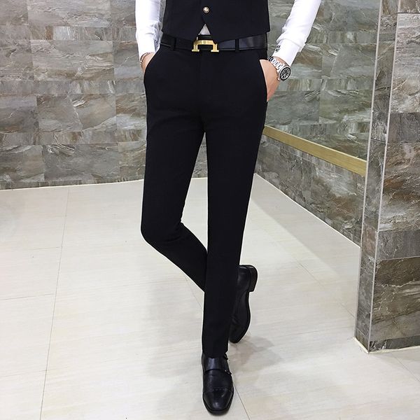 2019 new black formal suit pant men classic business banquet men trousers size 4xl 5xl slim fit dress pants, White;black
2019 new black formal suit pant men classic business banquet men trousers size 4xl 5xl slim fit dress pants, White;black