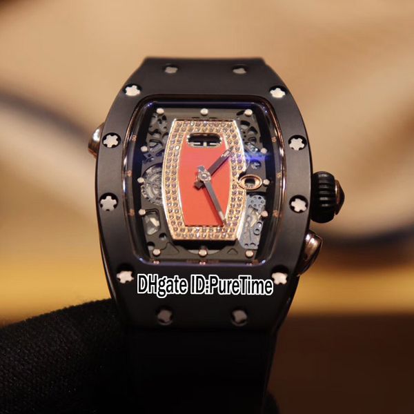 new rm037 rm37 miyota automatic womens watch black ceramic rose gold diamond red skeleton dial big date ladies watches puretime e76a1, Slivery;brown
new rm037 rm37 miyota automatic womens watch black ceramic rose gold diamond red skeleton dial big date ladies watches puretime e76a1, Slivery;brown