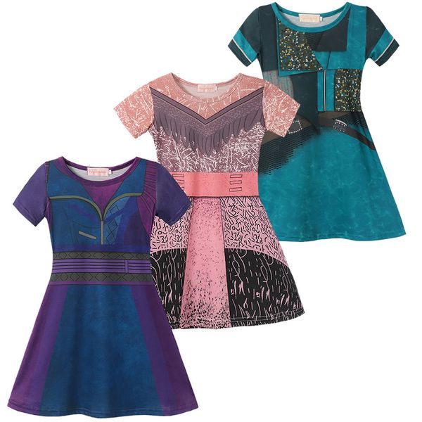 descendants 3 mal dress for girl halloween party audrey cosplay children uma role playing costumes 3d print pattern kids clothes y200226, Red;yellow
descendants 3 mal dress for girl halloween party audrey cosplay children uma role playing costumes 3d print pattern kids clothes y200226, Red;yellow