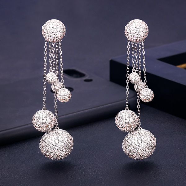 jankelly 135mm super long cross tassel drops geometry cubic zirconia american wedding party earring fashion jewelry for women, Silver
jankelly 135mm super long cross tassel drops geometry cubic zirconia american wedding party earring fashion jewelry for women, Silver