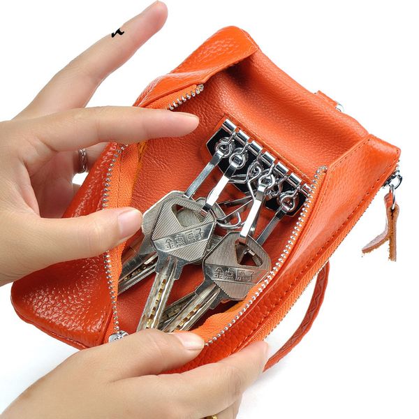 split leather women zipper key wallets lady housekeeper key holder organizer keychain, Slivery;golden
split leather women zipper key wallets lady housekeeper key holder organizer keychain, Slivery;golden
