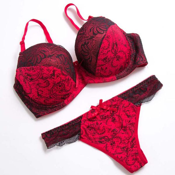 bra thong suit lace color matching underwear large size underwear set;thin and thick rims ladies bra set sexy, Red;black
bra thong suit lace color matching underwear large size underwear set;thin and thick rims ladies bra set sexy, Red;black