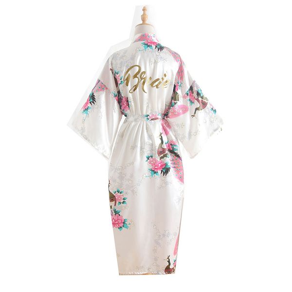 new ladies' long bronzing peacock figure bride simulation silk pre-marriage makeup robe satin dressing gown sleepwear nightwear, Black;red
new ladies' long bronzing peacock figure bride simulation silk pre-marriage makeup robe satin dressing gown sleepwear nightwear, Black;red