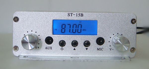

1,5 Вт / 15 Вт стерео PLL FM-передатчик вещает только хост на 87-108 МГц