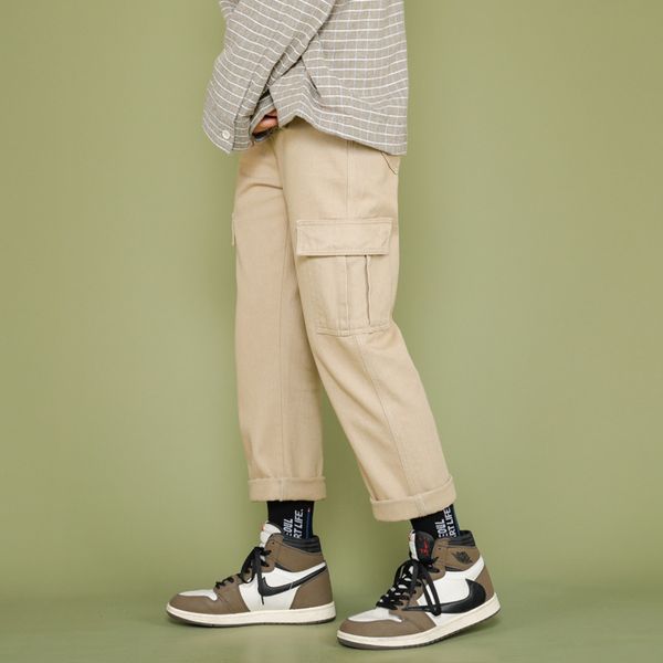 overalls men's fashion solid color casual multi-pocket tooling trousers man streetwear wild loose hip-hop joggers pants mens, Black
overalls men's fashion solid color casual multi-pocket tooling trousers man streetwear wild loose hip-hop joggers pants mens, Black