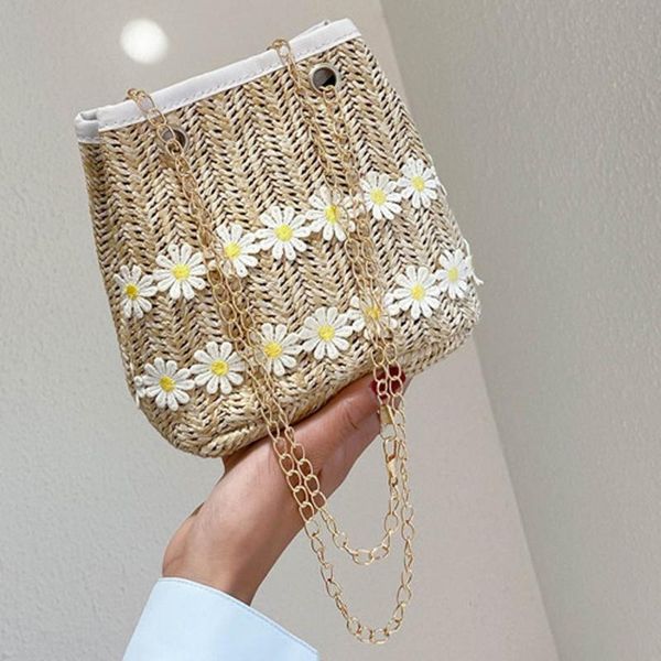 summer women's bag chain shoulder bag fashion small daisy messenger ladies fairy style bohemia woven sac d'épaule torba
summer women's bag chain shoulder bag fashion small daisy messenger ladies fairy style bohemia woven sac d'épaule torba