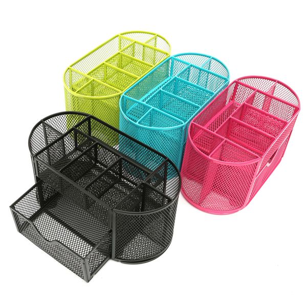 metal penalty organizer mesh desk organizer table 9 cell jewelry storage box drawer pencil pen holder for neatening tools
metal penalty organizer mesh desk organizer table 9 cell jewelry storage box drawer pencil pen holder for neatening tools