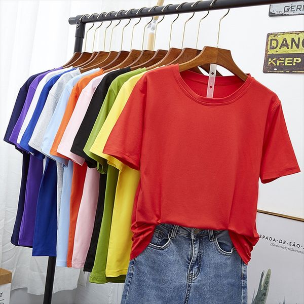 2020 round collar blank shirt shirt solid color net fashion short sleeve couple t-shirt, White
2020 round collar blank shirt shirt solid color net fashion short sleeve couple t-shirt, White