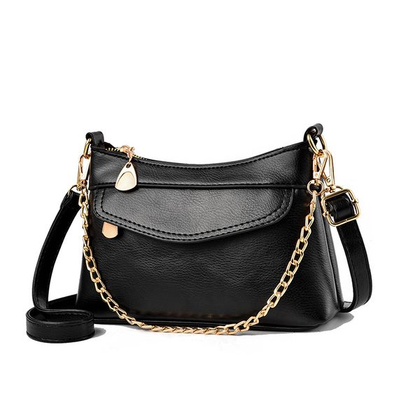 fashion women crossbody bag soft pu leather messenger bag for female chain shoulder small handbag bolso mujer black
fashion women crossbody bag soft pu leather messenger bag for female chain shoulder small handbag bolso mujer black