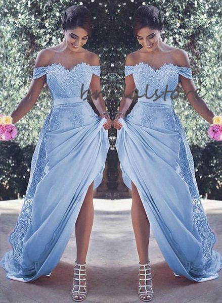 elegant blue mermaid prom dresses off shoulder lace arabic evening gowns 2020 long formal dresses engagement skirt trajes de gala, Black
elegant blue mermaid prom dresses off shoulder lace arabic evening gowns 2020 long formal dresses engagement skirt trajes de gala, Black