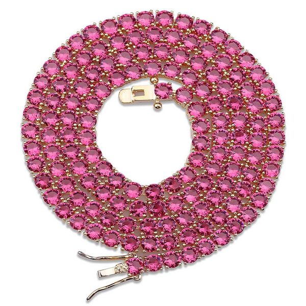 fashion men women chains gold silver colors 4mm wide red cz tennis chains necklaces hip hop jewelry
fashion men women chains gold silver colors 4mm wide red cz tennis chains necklaces hip hop jewelry