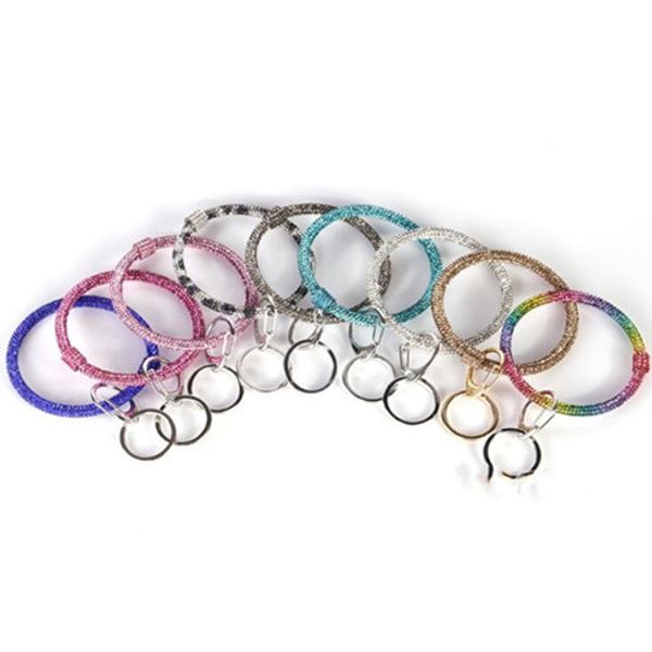 silicone wrist key ring women bangle circle car key chain glitter crystal rhinestone silicone bracelet keychain ewelry party favor lxl819q, Silver
silicone wrist key ring women bangle circle car key chain glitter crystal rhinestone silicone bracelet keychain ewelry party favor lxl819q, Silver