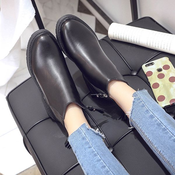 new 2019 autumn winter shoes women boots ladies leather shoes casual women ankle boots woman booties height inreasing 2cm yx1922, Black
new 2019 autumn winter shoes women boots ladies leather shoes casual women ankle boots woman booties height inreasing 2cm yx1922, Black