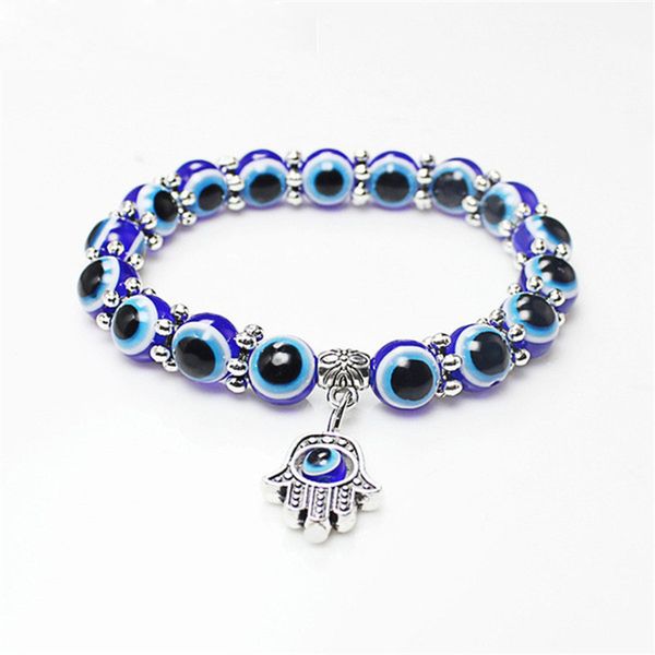 fashion turkey evil blue eyes beads bracelets men women religious hamsa hand charms bracelet & bangles wholesale jewelry cfj735, Red;brown
fashion turkey evil blue eyes beads bracelets men women religious hamsa hand charms bracelet & bangles wholesale jewelry cfj735, Red;brown
