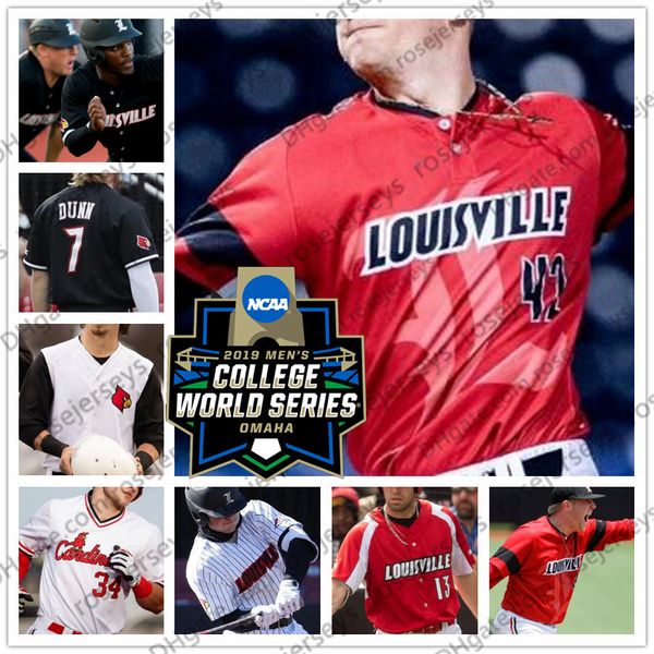 2019 louisville cardinals #2 tyler fitzgerald 7 lucas dunn 9 danny oriente 16 justin lavey 42 reid detmers white red ncaa cws jersey, Black
2019 louisville cardinals #2 tyler fitzgerald 7 lucas dunn 9 danny oriente 16 justin lavey 42 reid detmers white red ncaa cws jersey, Black