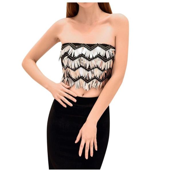 blouse women's sequin tube sparkling fashion sequin short multicolor 2020 new women's clothing #yl5, White
blouse women's sequin tube sparkling fashion sequin short multicolor 2020 new women's clothing #yl5, White