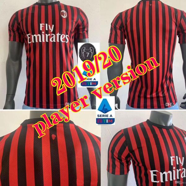 19 20 player version milan soccer jersey 2019 home piatek soccer shirt paqueta suso romagnoli calhanoglu cutrone kessie football uniforms, Black;yellow
19 20 player version milan soccer jersey 2019 home piatek soccer shirt paqueta suso romagnoli calhanoglu cutrone kessie football uniforms, Black;yellow