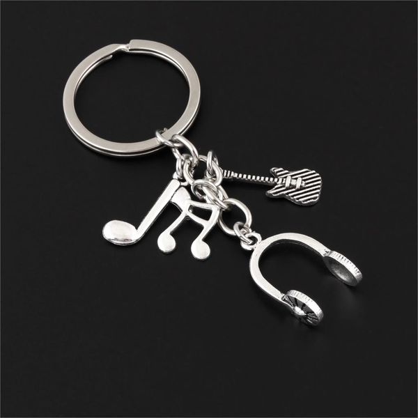 1pc vintage music dj headset keychain guitar musical note keyring gifts for men women gift jewelry diy supplies e2581, Silver
1pc vintage music dj headset keychain guitar musical note keyring gifts for men women gift jewelry diy supplies e2581, Silver