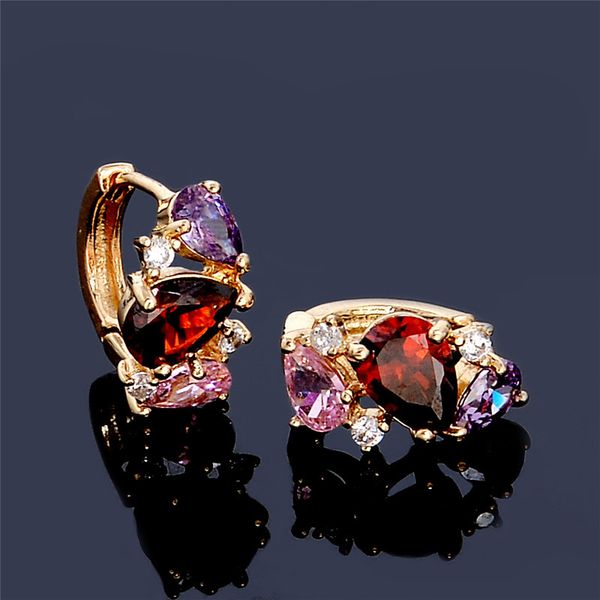 h:hyde luxury hoop earrings jewelry for women colorful cz stone earrings for women gold color christmas gift aros, Golden;silver 
h:hyde luxury hoop earrings jewelry for women colorful cz stone earrings for women gold color christmas gift aros, Golden;silver