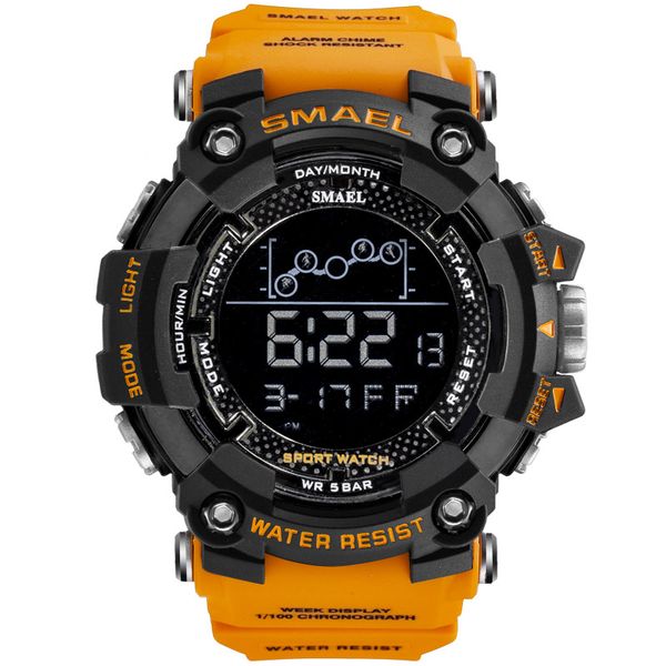 smael men watches water resistant sports watches men led digital electronic wristwatches1802 relogio masculino, Slivery;brown
smael men watches water resistant sports watches men led digital electronic wristwatches1802 relogio masculino, Slivery;brown