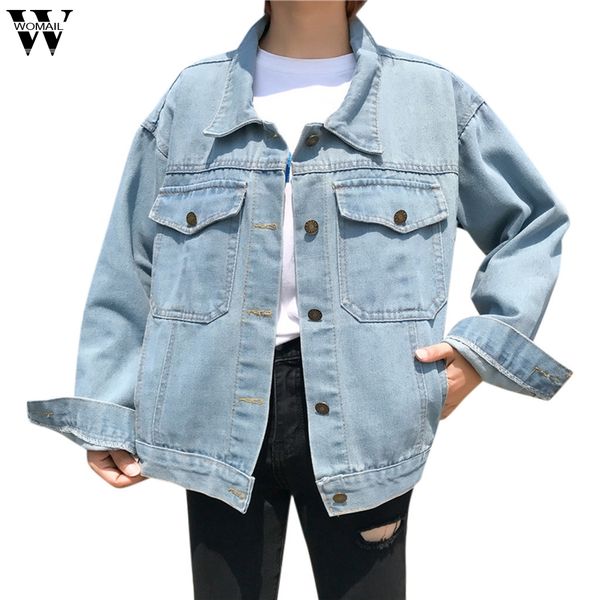 womail 2019 women coat denim jackets women winter denim jackets for jeans coat loose casual outwear, Black;brown
womail 2019 women coat denim jackets women winter denim jackets for jeans coat loose casual outwear, Black;brown