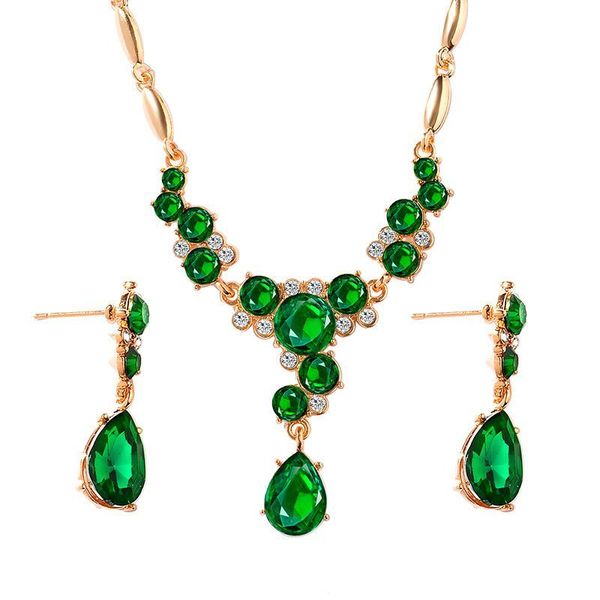 fashion elegant jewelry set design fashion gold filled colorful austrian crystal earrings necklace drop jewelry sets women, Silver
fashion elegant jewelry set design fashion gold filled colorful austrian crystal earrings necklace drop jewelry sets women, Silver