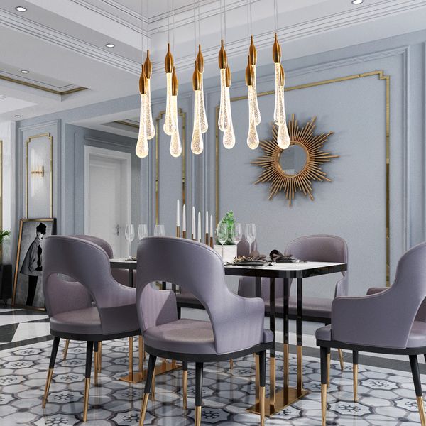 luxury modern led large staircase crystal chandelier lighting long water drop fixtures kitchen island restaurant hanging lamp
luxury modern led large staircase crystal chandelier lighting long water drop fixtures kitchen island restaurant hanging lamp