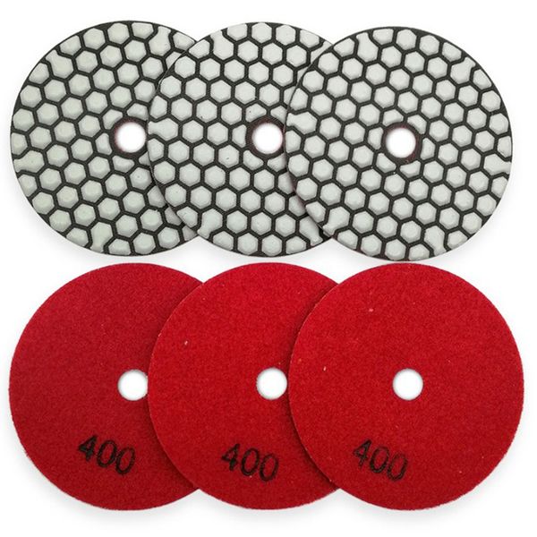 gtbl 6pcs 4 inch/100mm grit #400 diamond dry polishing pad granite marble ceramic flexible sanding disc stone polisher disc
gtbl 6pcs 4 inch/100mm grit #400 diamond dry polishing pad granite marble ceramic flexible sanding disc stone polisher disc