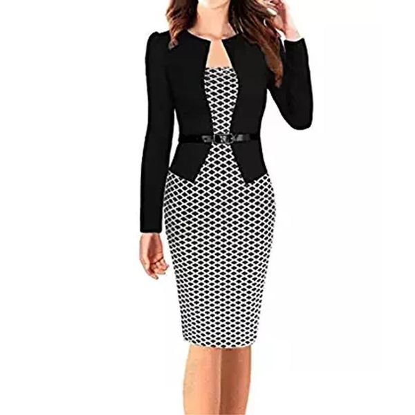 hxroolrp 2019 new style women colorblock plaid wear to work business party bodycon one-piece sash dress f1, White;black
hxroolrp 2019 new style women colorblock plaid wear to work business party bodycon one-piece sash dress f1, White;black