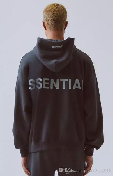 19ss fog fear of god essentials 3m reflective letter printing fashion hoodie high street casual hoodie pullover sweater street, Black
19ss fog fear of god essentials 3m reflective letter printing fashion hoodie high street casual hoodie pullover sweater street, Black