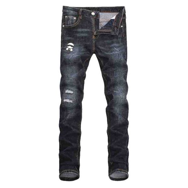 fends classic brand jeans mens designer jeans boutique slim trousers fashion casual pants trend wild jeans hip hop pants, Blue
fends classic brand jeans mens designer jeans boutique slim trousers fashion casual pants trend wild jeans hip hop pants, Blue