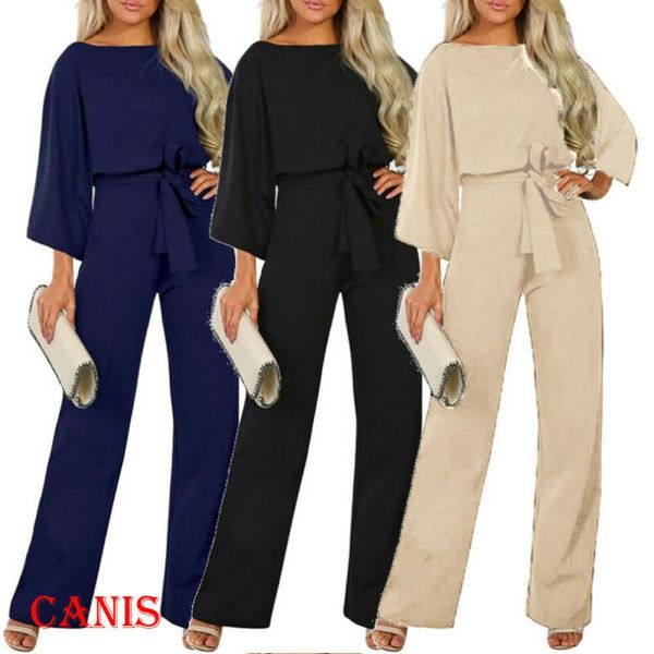2019 boho jumpsuits womens solid bandage long playsuits ladies spring autumn off shoulder elegant jumpsuit plus size, Black;white
2019 boho jumpsuits womens solid bandage long playsuits ladies spring autumn off shoulder elegant jumpsuit plus size, Black;white