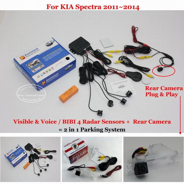 liislee for kia spectra 2011~2014 - car parking sensors + rear view camera = 2 in 1 visual / bibi alarm parking system
liislee for kia spectra 2011~2014 - car parking sensors + rear view camera = 2 in 1 visual / bibi alarm parking system