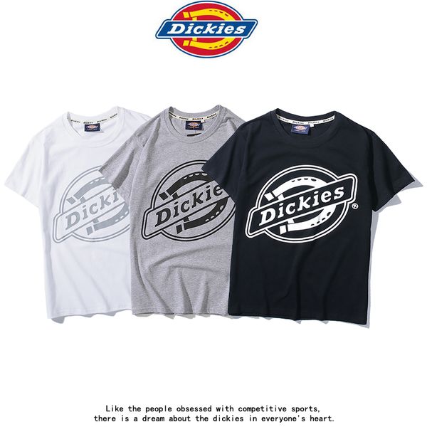 dickies women mens designer t shirts 100%cotton fashion short sleeve t shirt summer letter printing mens tee couples wear
dickies women mens designer t shirts 100%cotton fashion short sleeve t shirt summer letter printing mens tee couples wear
