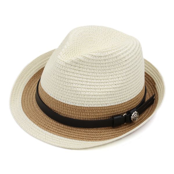 spring summer beach outdoor street party sunhat fedora gentleman lover jazz hat roll-up upturn brim trilby cap with belt buckle, Blue;gray
spring summer beach outdoor street party sunhat fedora gentleman lover jazz hat roll-up upturn brim trilby cap with belt buckle, Blue;gray