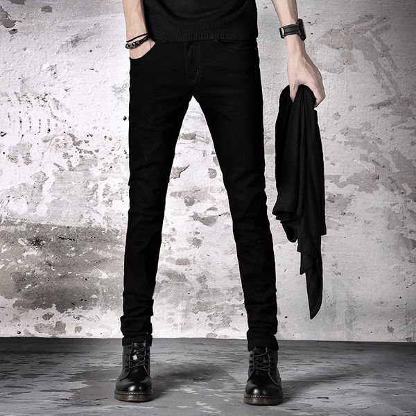 skinny jeans for men black streetwear hip hop stretch jeans hombre slim fit fashion biker ankle tight fashion, Blue
skinny jeans for men black streetwear hip hop stretch jeans hombre slim fit fashion biker ankle tight fashion, Blue
