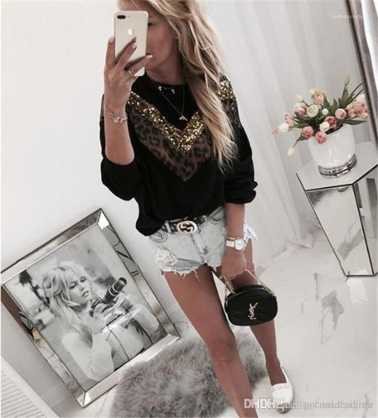 tshirts fashion v neck sequins female tees casual ladies long sleeve 2020 women designer, Black
tshirts fashion v neck sequins female tees casual ladies long sleeve 2020 women designer, Black