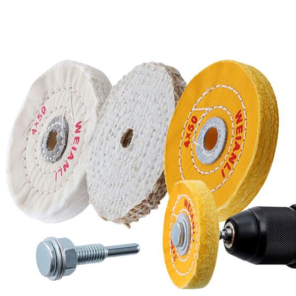 cloth buffing wheel grinder polishing pad 3\" 4\" buffer cleaning abrasive tools 
cloth buffing wheel grinder polishing pad 3\" 4\" buffer cleaning abrasive tools