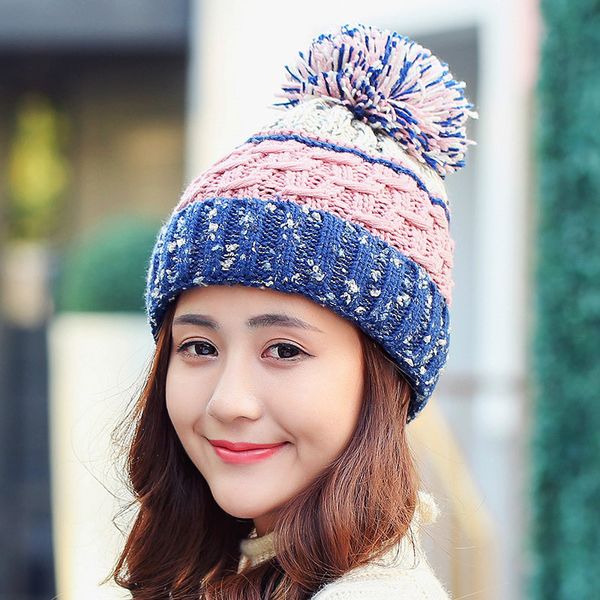 women knitted hat female winter wool beanies thickened warm hats 2018 new casual cap female hat chapeau el sombrero il cappello, Blue;gray
women knitted hat female winter wool beanies thickened warm hats 2018 new casual cap female hat chapeau el sombrero il cappello, Blue;gray