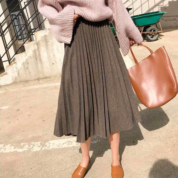 autumn fashion women's pleated skirt high waist midi skirts women lady party casual faldas saia plus size drop ship, Black;gray
autumn fashion women's pleated skirt high waist midi skirts women lady party casual faldas saia plus size drop ship, Black;gray