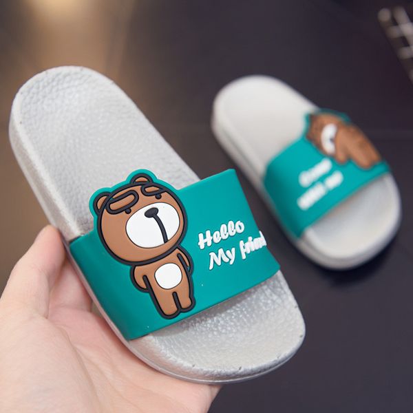 slippers for children slippers for parents and children of cartoon bears in spring and summer, Black;grey
slippers for children slippers for parents and children of cartoon bears in spring and summer, Black;grey
