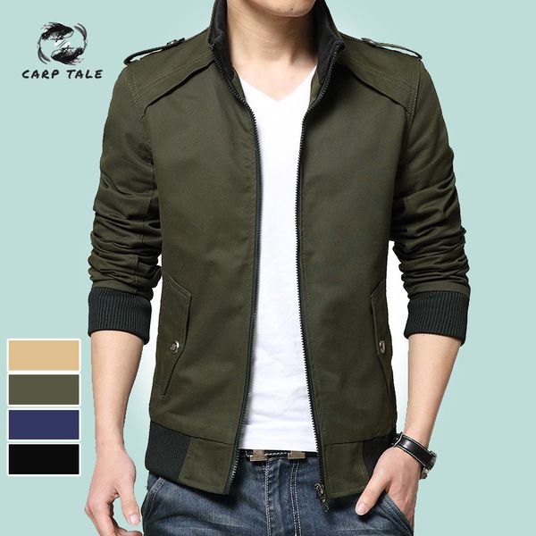 2019 new european and american uniform men's autumn and winter cotton jacket men's tooling jacket autumn casual, Black;brown
2019 new european and american uniform men's autumn and winter cotton jacket men's tooling jacket autumn casual, Black;brown