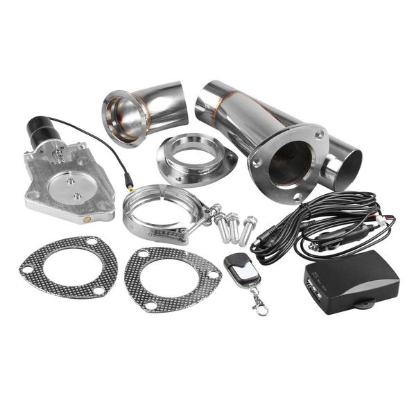 2" or 2.25" or 2.5" 3" electric stainless exhaust cutout cut out dump valve/switch with remote control
2" or 2.25" or 2.5" 3" electric stainless exhaust cutout cut out dump valve/switch with remote control